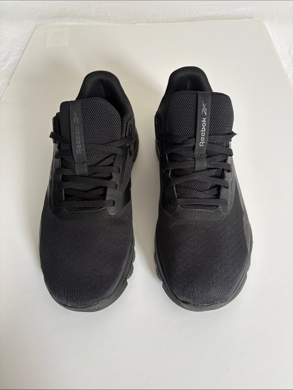 Reebok Black Low-Top Mesh Trainers